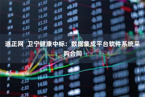 道正网  卫宁健康中标：数据集成平台软件系统采购合同
