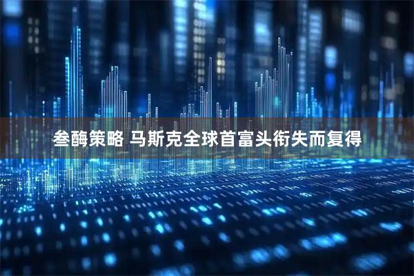 叁酶策略 马斯克全球首富头衔失而复得